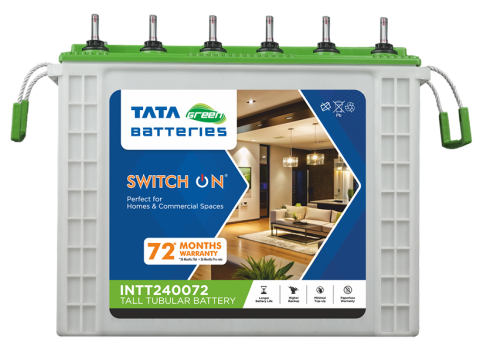 TATA Green 200Ah Tall Tubular Inverter Battery (INTT240072) 6 Years Warranty in Chennai.